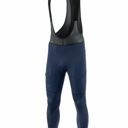 Długie spodnie kolarskie gravel damskie - granatowe INONI